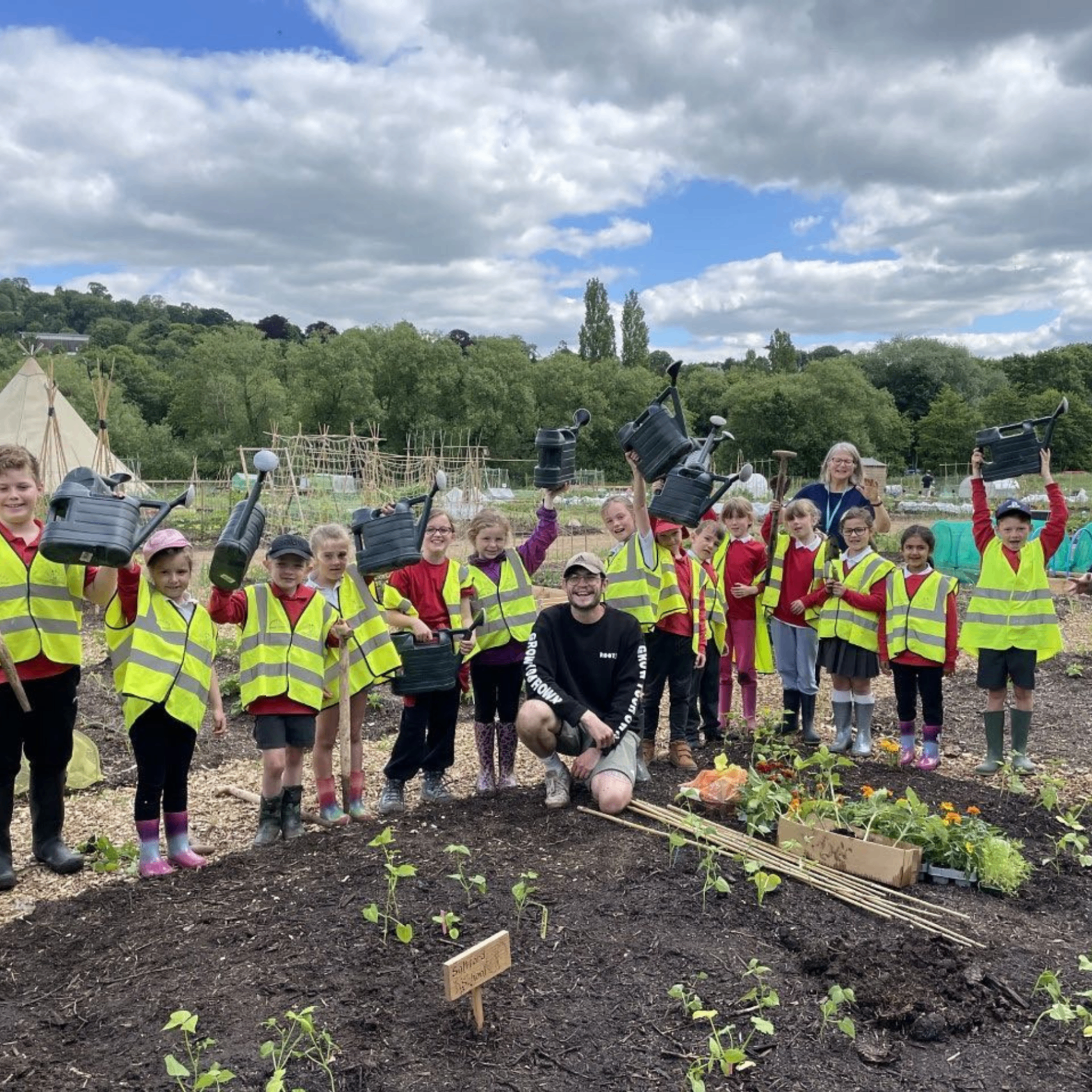 Roots Return to Venturers' Academy To Inspire Educational Gardening For a Second Year Running